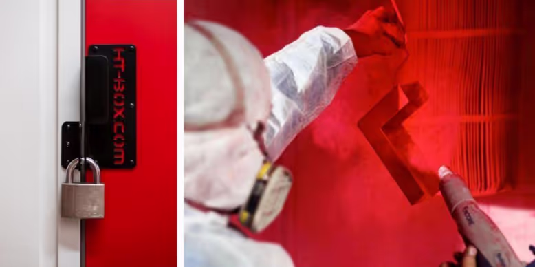 KOPF - Containerboxen - PULVERBESCHICHTUNGSFARBE